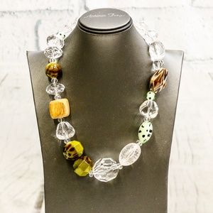 Large Bead Statement Necklace